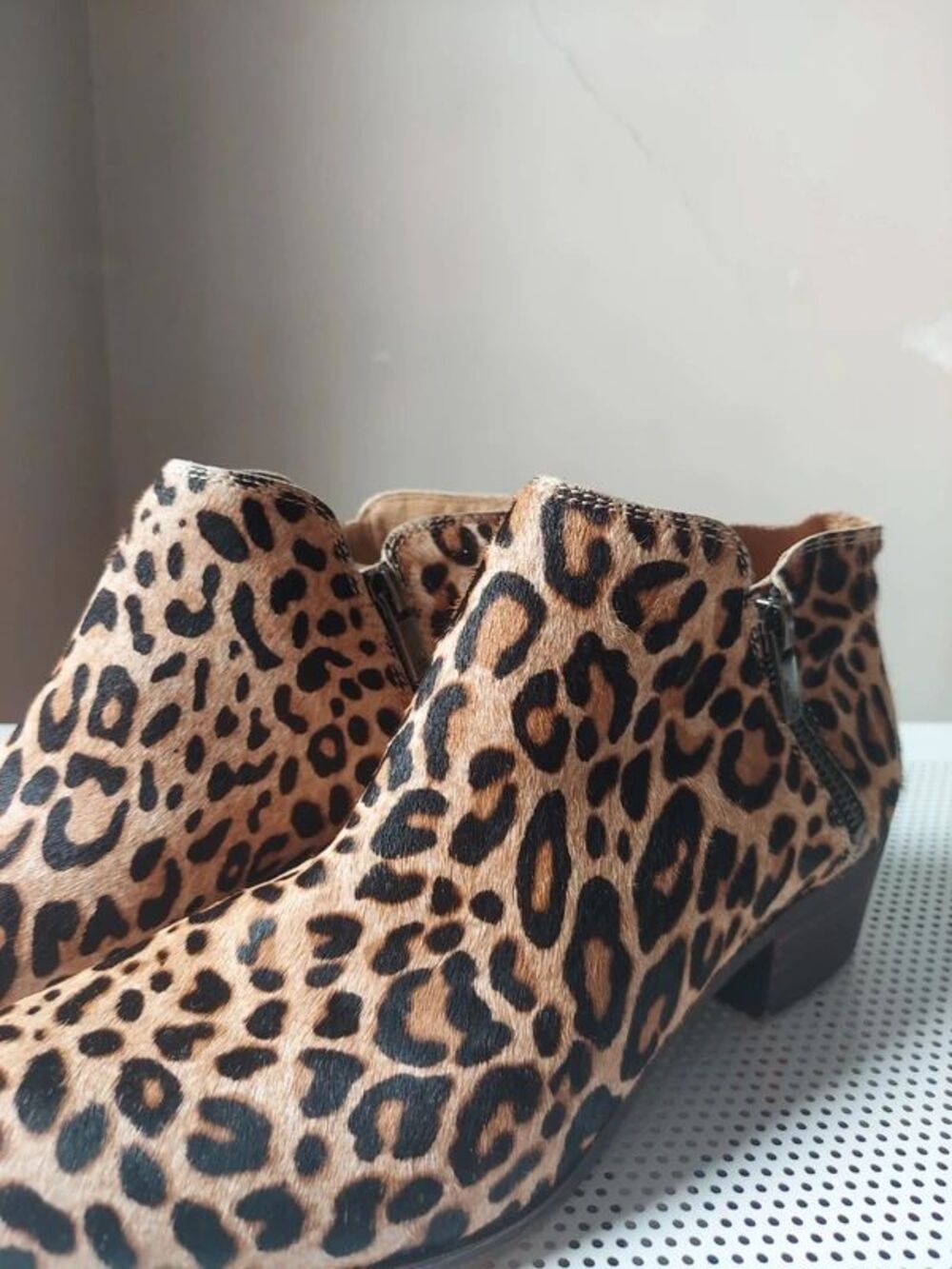 Lucky Brand 🍀 leopard print ankle boots